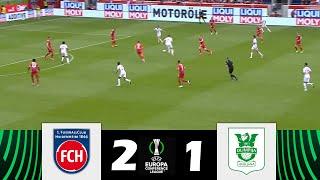 FC Heidenheim gegen NK Olimpija 2-1  UEFA Conference League 202425  Spiel Höhepunkte