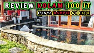 REVIEW KOLAM KOI DI BELAKANG RUMAH MILIK ADIWANA OWNER OLEH OLEH KHAS BALI #koi #koifish