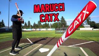 Hitting with the MARUCCI CATX  BBCOR Baseball Bat Review