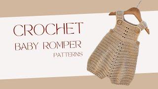 Crochet Baby Romper Patterns 2024  Stylish Crochet Baby Clothes for winter