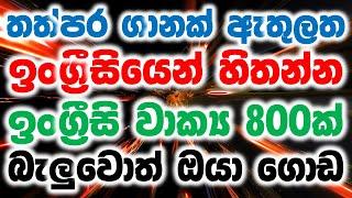 Spoken English For Beginners In Sinhala  Learn English In Sinhala  Best 800 English Phrases