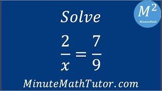 Solve 2x=79