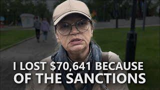 Russian lady about Sanctions