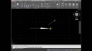 How to make an arrow in AutoCAD