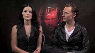 Interview with Jaimie Alexander and Tom Hiddleston on Thor