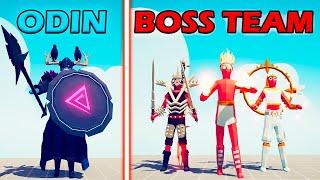 ODIN TEAM vs BOSS UNITS TEAM - Totally Accurate Battle Simulator  TABS