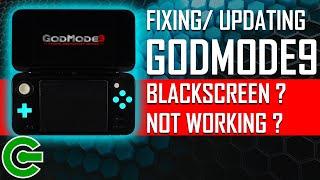 FIXING  UPDATING 3DS GODMODE9 - BLACKSCREEN  NOT TURNING ON