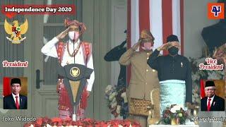 Indonesian National Anthem Indonesia Raya  With President and Vice President 1945 to 2020