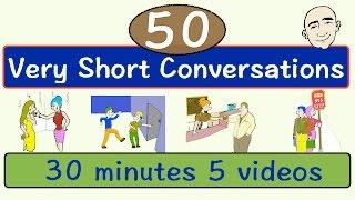 50 Very Short Conversations  Volume 1  English Speaking Practice  ESL  EFL