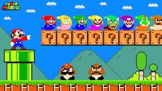 Super Mario Bros. but there are MORE Custom Moons All Characters...
