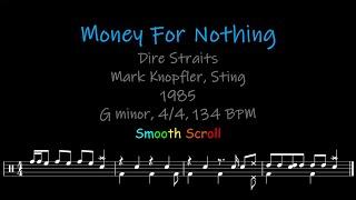 Money For Nothing Chords Lyrics and Timing