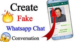 How to Create fake Whatsapp ChatConversation