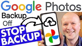 How to STOP BACKUP in Google Photos