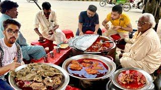 SINCE 1960 HIDDEN STREET FOOD-INDIAN STYLE DESI DHABA IN OLD LAHORE  CHACHA PUB CHANP-BONG SHORBA