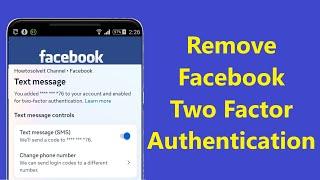 Turn Off Two Factor Authentication in Facebook 2023 - Howtosolveit