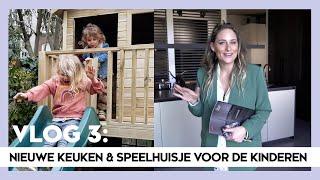 VLOG #3 Dit wordt onze nieuwe keuken & kinderen krijgen speelhuisje ● Rebeccas Bouwval ● VIVA