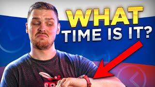 Telling time in Russian everything in 1 video