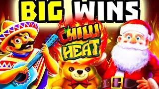 SANTAS WONDERLAND  & CHILLI HEAT MEGAWAYS  MEGA BIG WINS RANDOM MICHAEL DESTROYED THESE SLOTS‼️