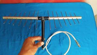 How to make an antenna with a range of 200 km to receive TNT HD digital terrestrial channels