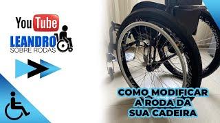 Modificação de aro da cadeira de rodas