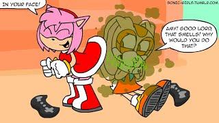 Sonic Girls Farting Comics Sore Loser voiced