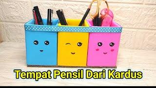 Tempat Pensil Dari Kardus  Kerajinan Kardus Bekas