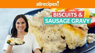 Homestyle Biscuits and Sausage Gravy  Easy & Delicious Homemade Breakfast Recipe