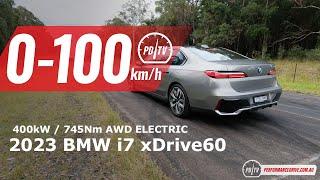 2023 BMW i7 xDrive60 0-100kmh & motor sound