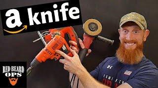 Make A Knife With Cheap & Basic Amazon Tools  Knife Making