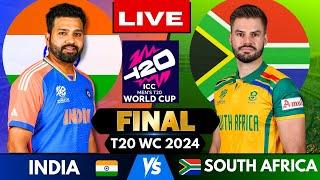  Live India vs South Africa T20 World Cup Final Match Score  Live Cricket Match Today IND vs SA