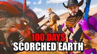 WE Played 100 Days of Scorched Earth ARK Survival Ascended
