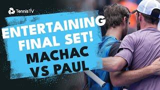 Battle to the End Tommy Paul vs Tomas Machac Entertaining Final Set in Tokyo