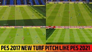 PES 2017 YRF TURF PITCH LIKE PES 2021 COMPATIBLE WITH ALL PATCHES