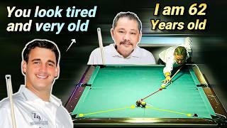 Very Confident PLAYER Thinks He CAN Intimidate 62-Year Old EFREN REYES