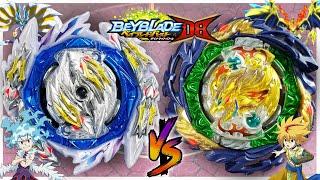 LEFT GODS GUILTY LONGINUS Kr MDs-2 VS Vanish Fafnir Tp Kc-3 Beyblade Burst Dynamite Battle