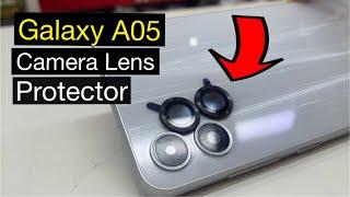 Galaxy A05 Camera Lens protector how to install   galaxy A05s camera Lens protector