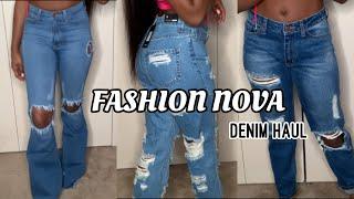 Fashion Nova Denim Try-On Haul