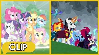 Recuperar el cencerro  ¡Todas las criaturas aparecen - MLP La Magia de la Amistad Esp. Latino