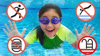 Jolie Johnny Learn Safety Rules In The Pool _ Useful Story for Kids by Kidsplay