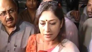 Actor Rupa Gangulys public meeting disrupted allegedly by Mamata Banerjees partymen