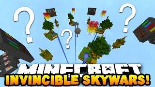 Minecraft INVINCIBLE SKYWARS...? New Custom Map