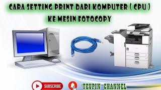 CARA MENHUBUNGKAN MESIN FOTOCOPY DENGAN KOMPUTER  TUTORIAL 2022