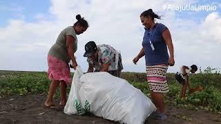 Campaña de limpieza junto a Naturaes en Bocana El Limón