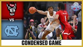 NC State vs. North Carolina Condensed Game  2024 ACC Men’s Basketball Tournament