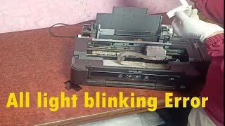 epson l360 red light blinking solution  Head is not properly moved on epson printer problem solved