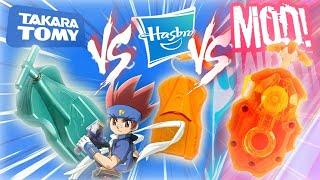 What’s the best Beyblade Metal fight launcher? Takara Tomy vs Hasbro vs MOD Launcher