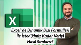 Excel de İlk 10 istediğimiz kadar Veriyi Seçen Dinamik Dizi İşlevleri Uygulaması  Oğuzhan ÇOLAK