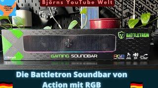 Die Battletron Soundbar von Action mit RGB - Vergleich Logitech Z200... Preis Leistung?