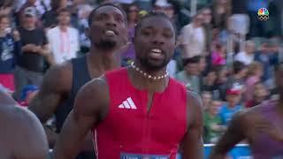 Noah Lyles wins Trials 100m  U.S. Olympic Track & Field Trials