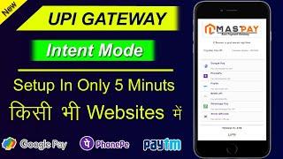 How to intigration Intent mode UPI Payment Gateway in Your Website full tutorial in Hindi